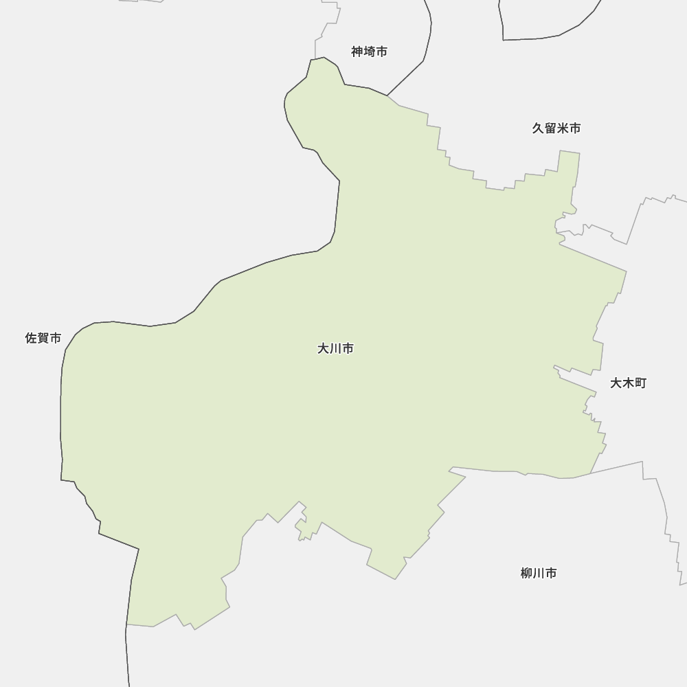 福岡県大川市の地図 Map It マップ イット