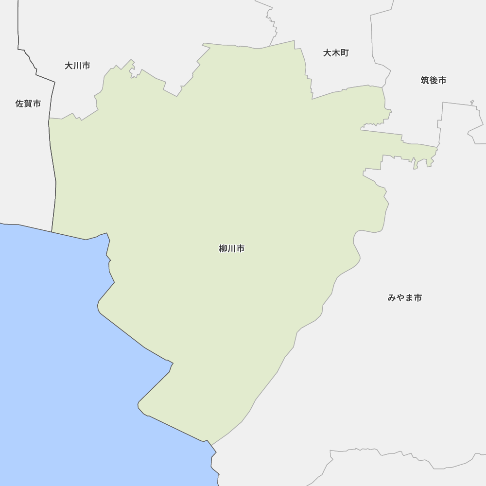 福岡県柳川市の地図 Map It マップ イット