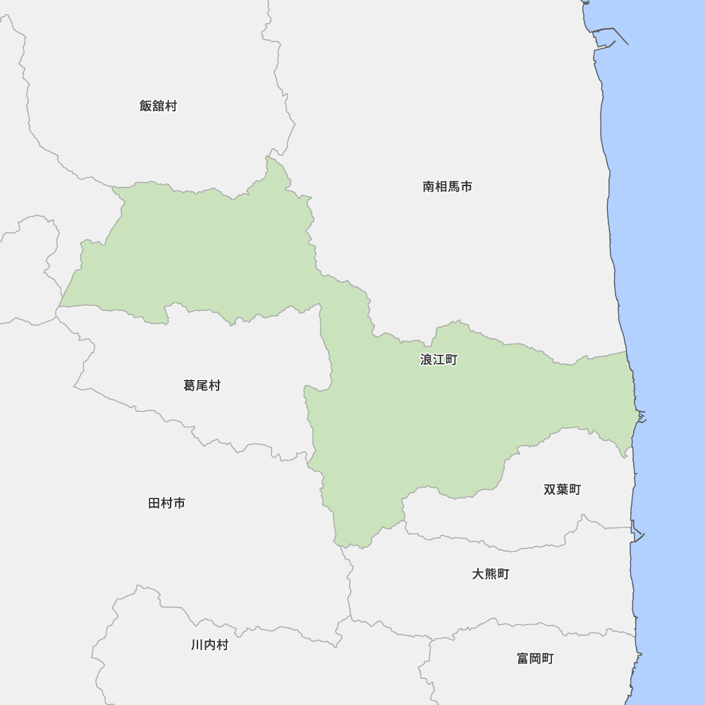 福島県双葉郡浪江町の地図 Map It マップ イット