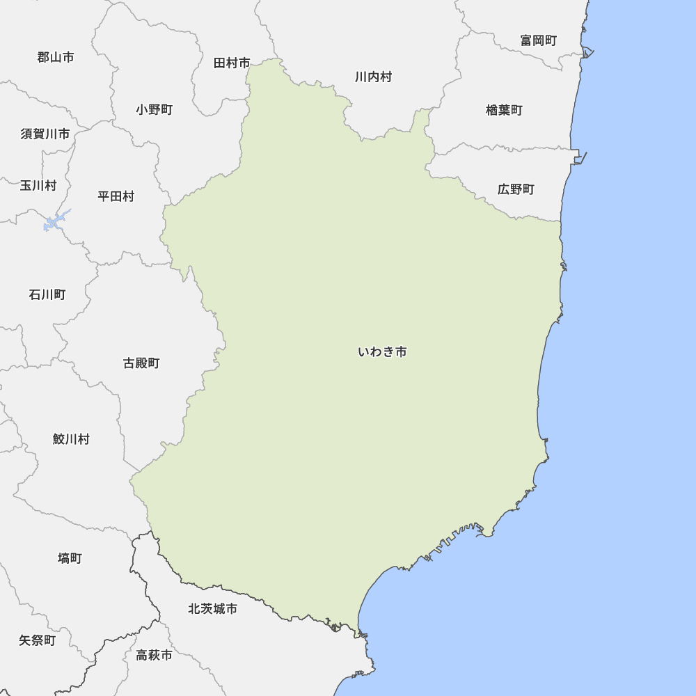 福島県いわき市の地図 Map It マップ イット