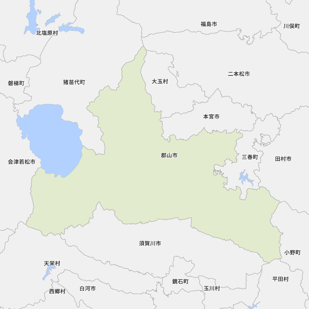 福島県郡山市の地図 Map It マップ イット