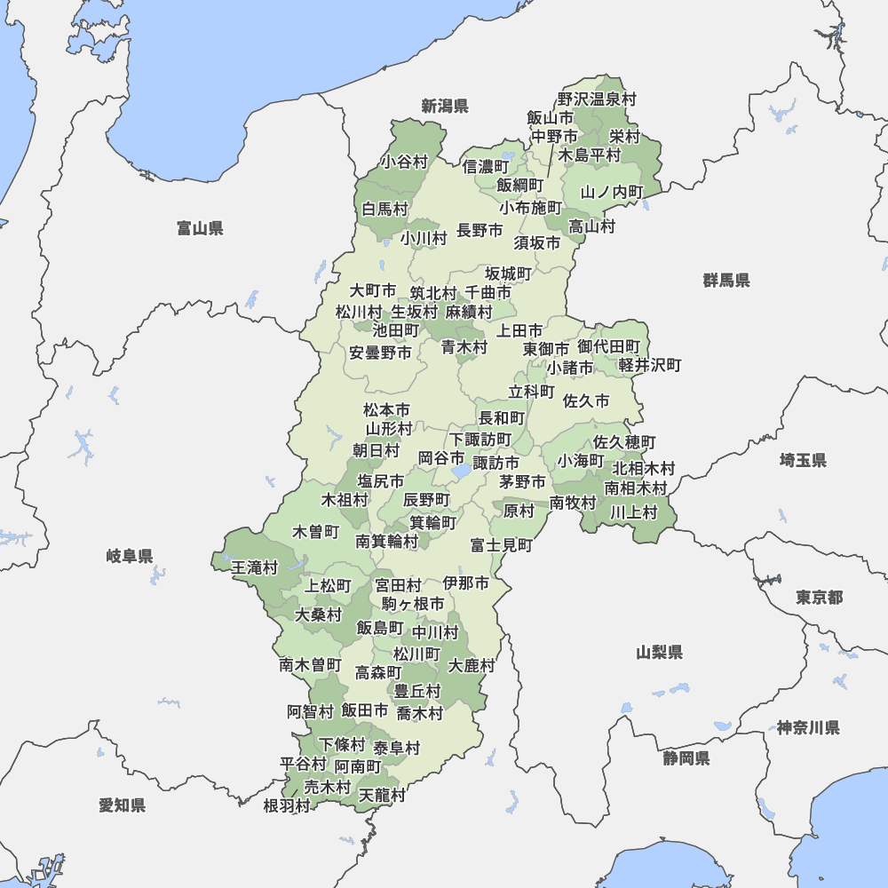 長野県の地図 Map It マップ イット
