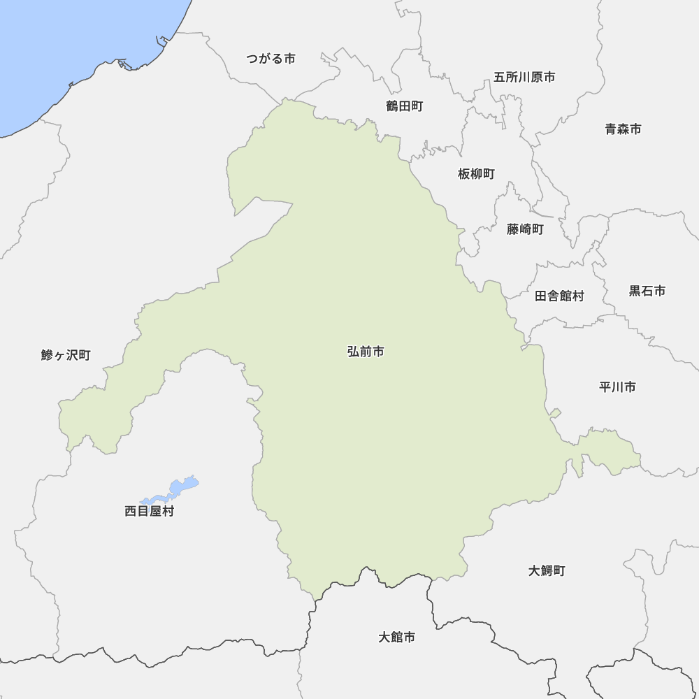 青森県弘前市の地図 Map It マップ イット