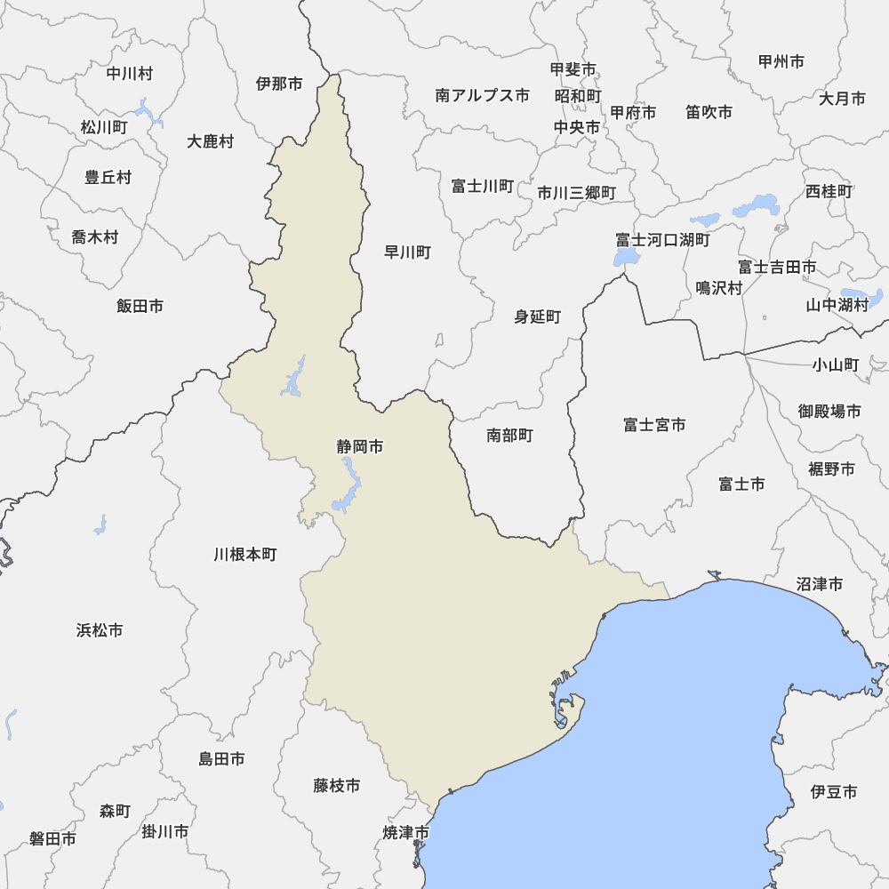 静岡県静岡市の地図 Map It マップ イット
