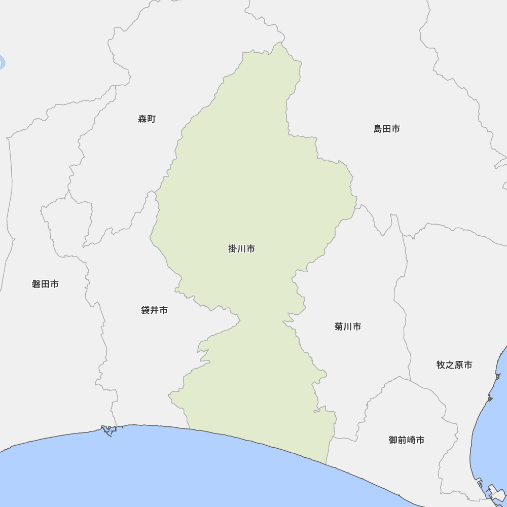 静岡県掛川市の地図 Map It マップ イット