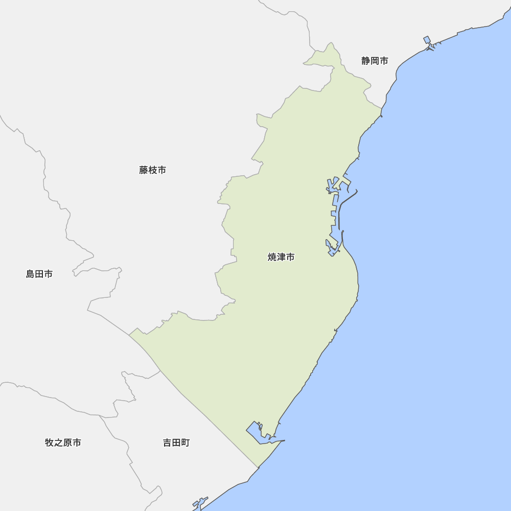 静岡県焼津市の地図 Map It マップ イット