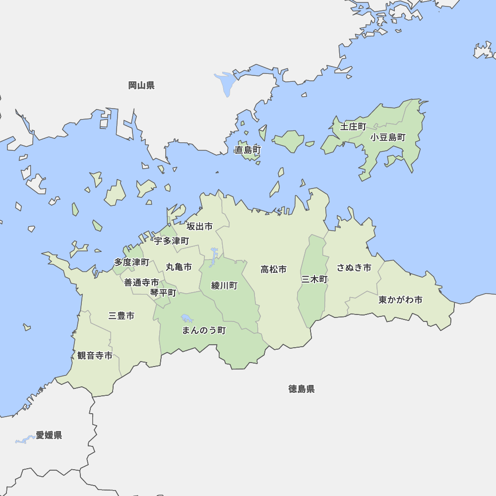 香川県の地図 Map It マップ イット