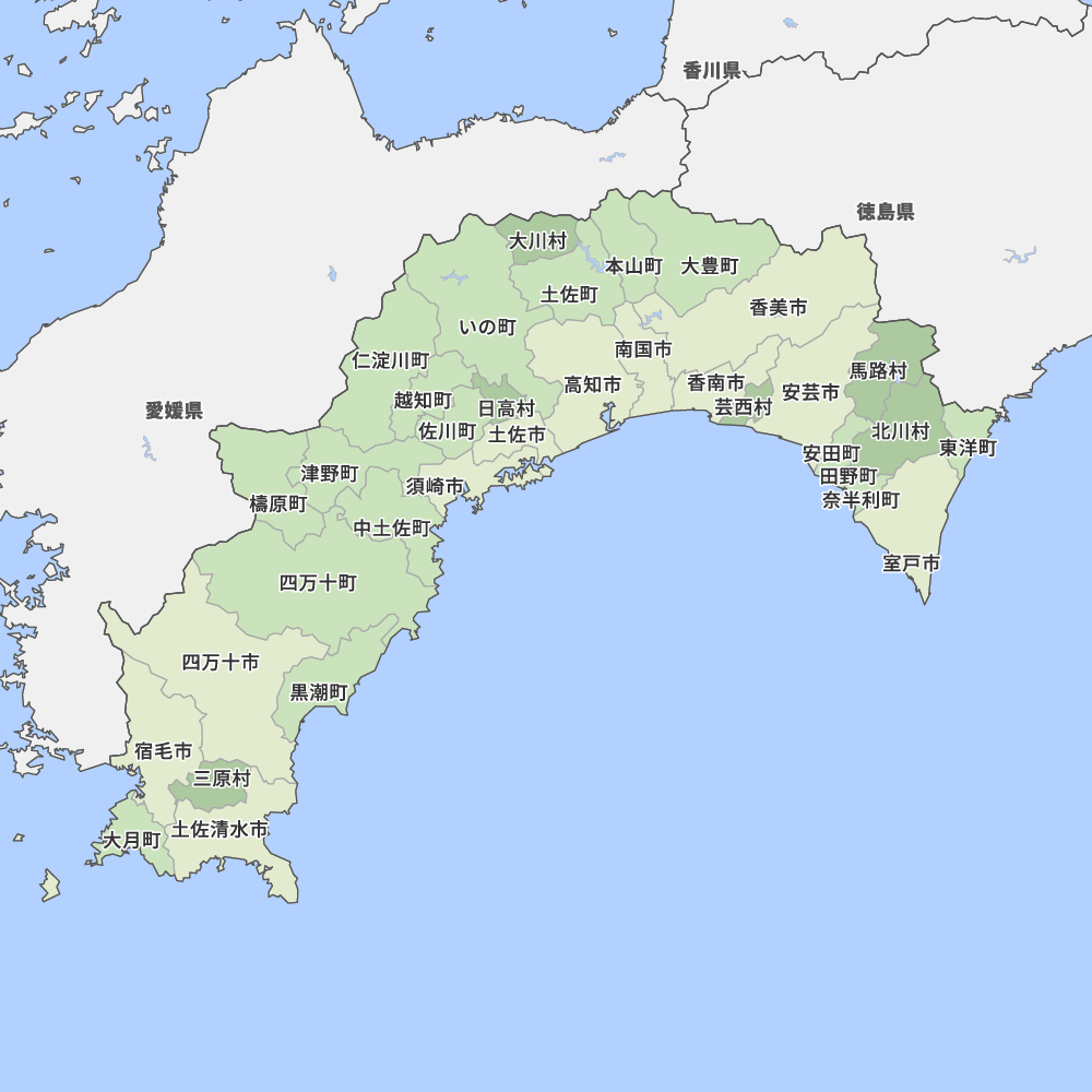 高知県の地図 Map It マップ イット