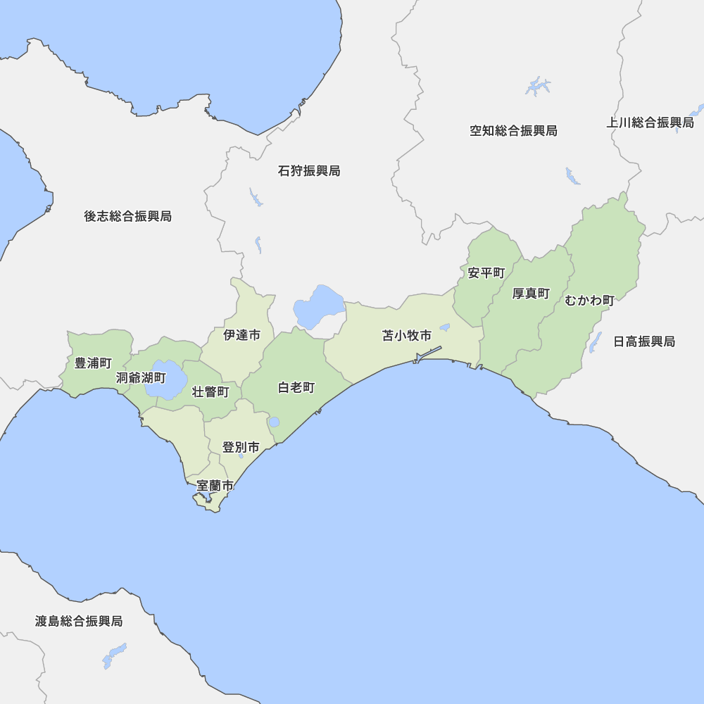 北海道胆振総合振興局の地図 | Map-It マップ・イット