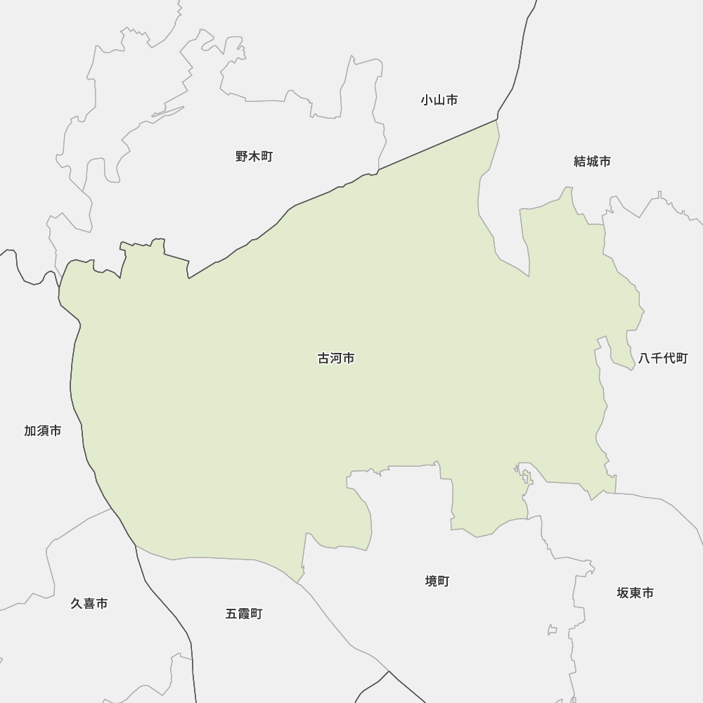 茨城県古河市の地図 | Map-It マップ・イット