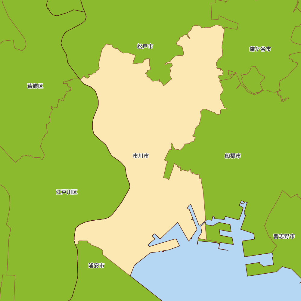 ゼンリン 地図A4 千葉県 市川市 1 市川 八幡 - 地図/旅行ガイド