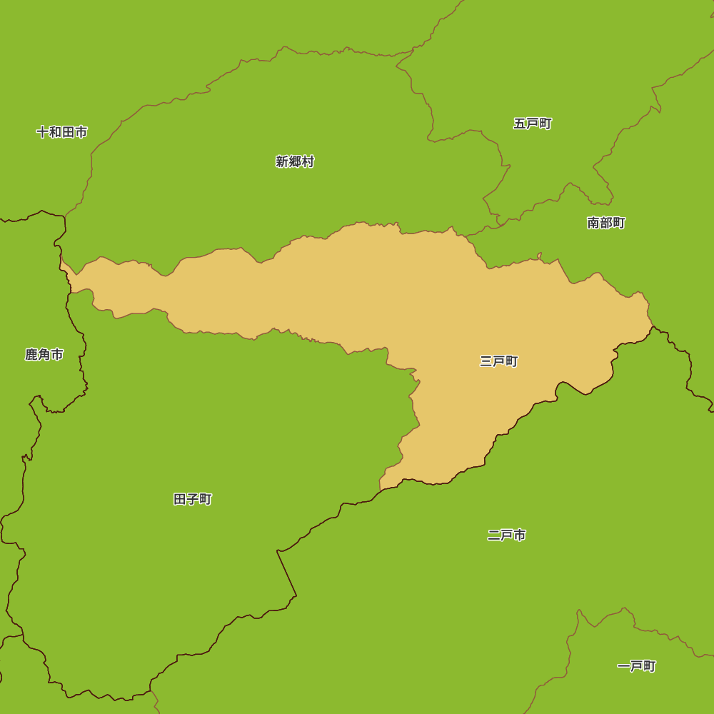 青森県三戸郡三戸町の地図 | Map-It マップ・イット