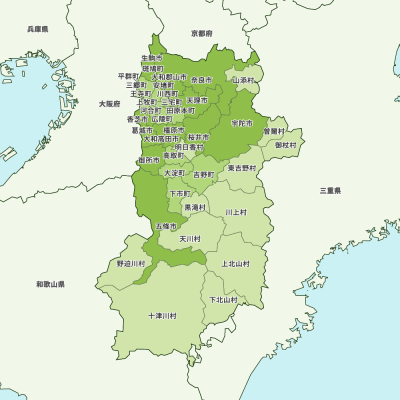 奈良県(市町村)