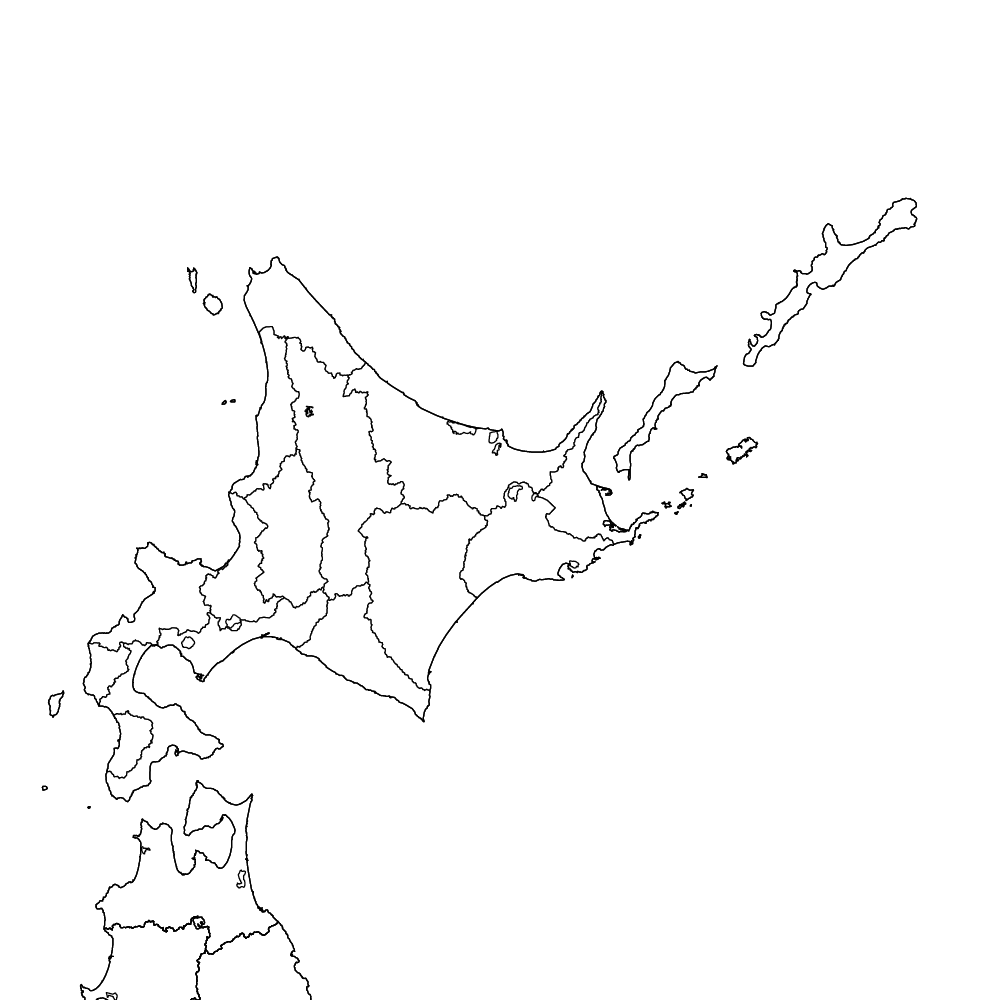 北海道の地図 Map It マップ・イット 0022