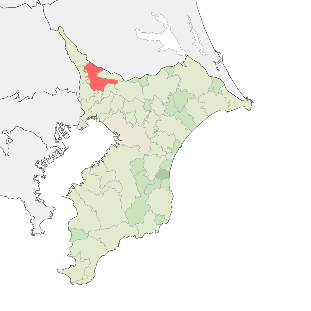 千葉県柏市の地図 | Map-It マップ・イット
