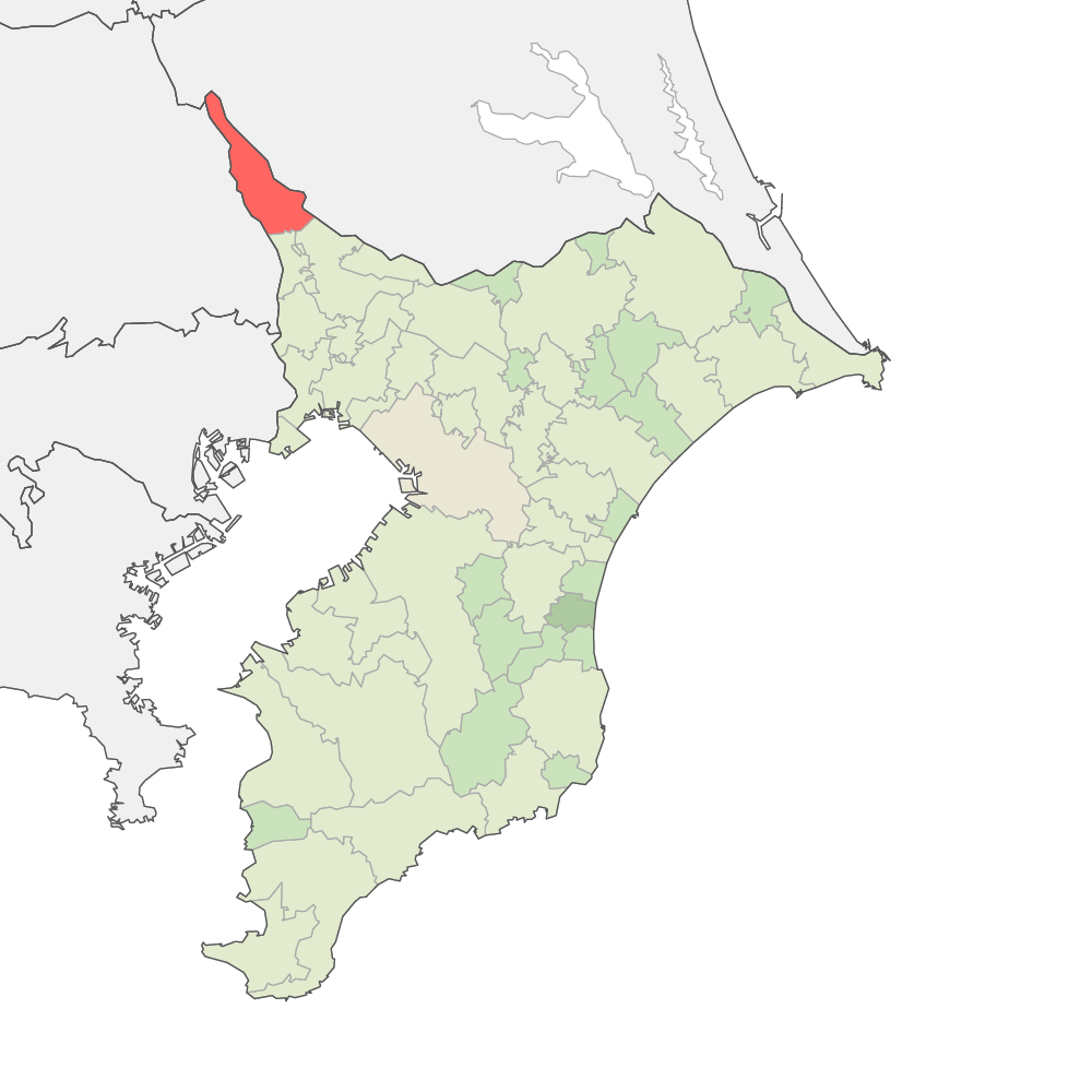 千葉県野田市の地図 | Map-It マップ・イット