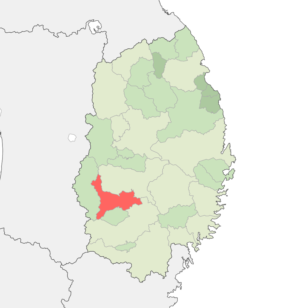 岩手県北上市の地図 | Map-It マップ・イット