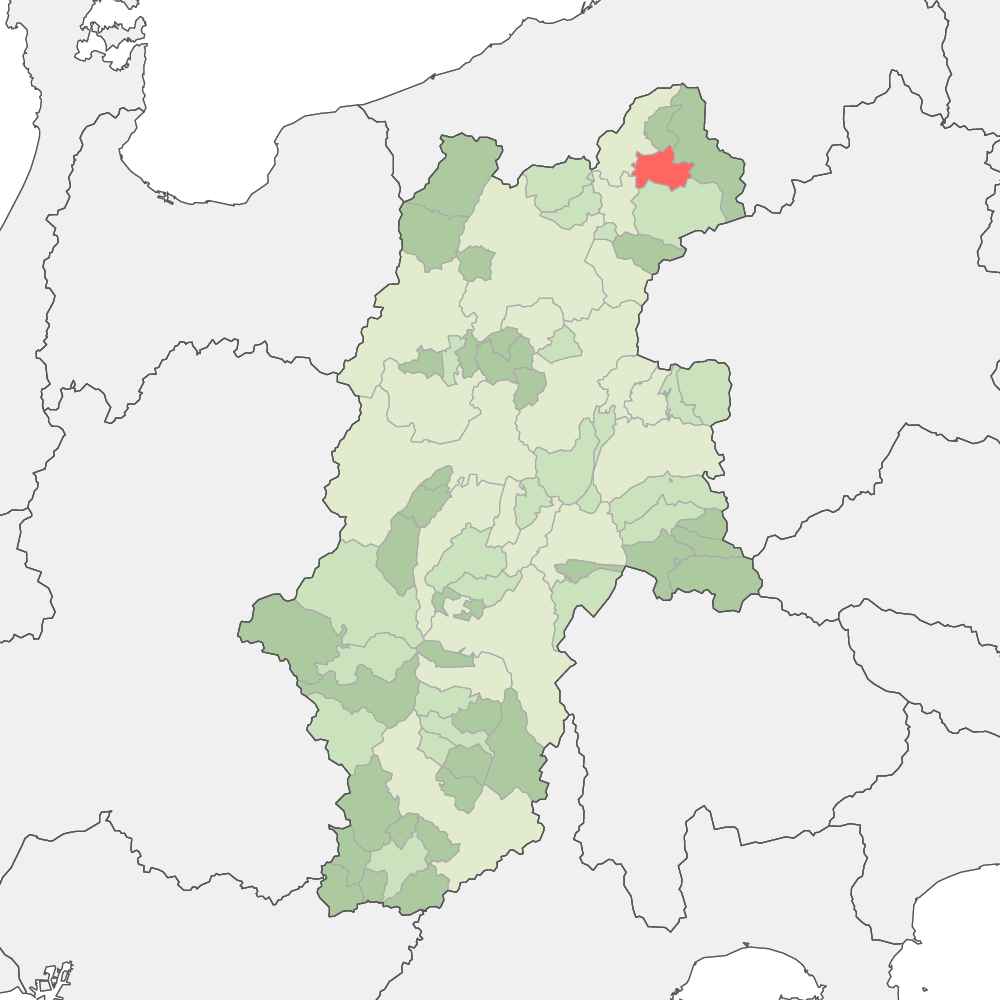長野県下高井郡木島平村の地図 | Map-It マップ・イット