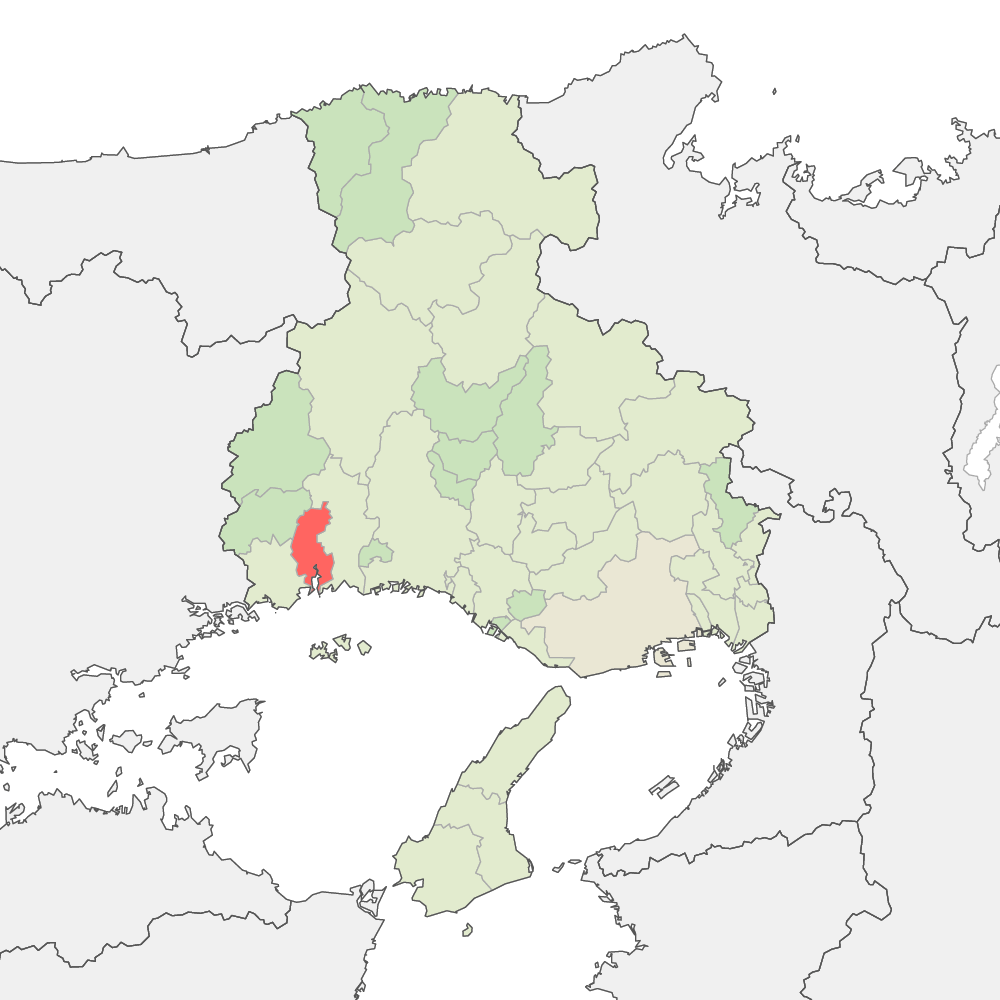 兵庫県相生市の地図 | Map-It マップ・イット