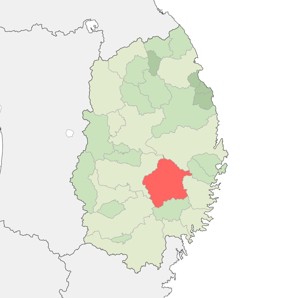 岩手県遠野市の地図 | Map-It マップ・イット