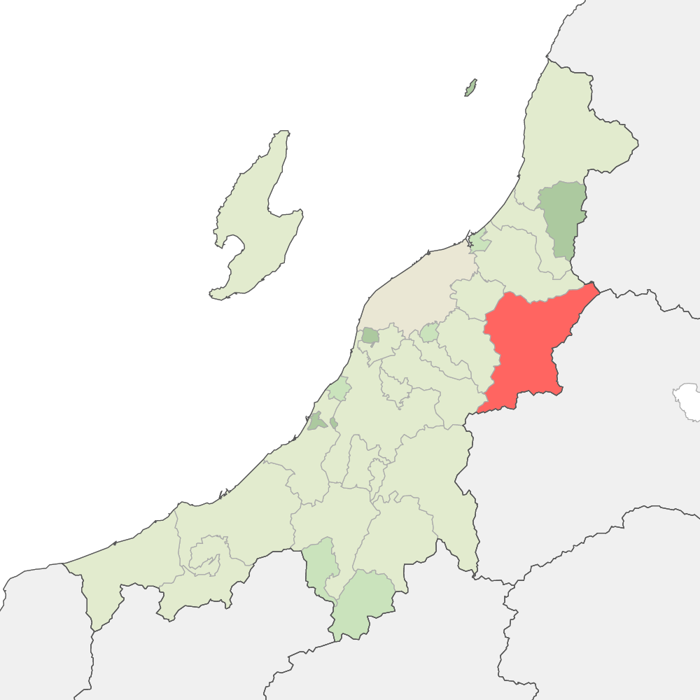 新潟県東蒲原郡阿賀町の地図 | Map-It マップ・イット