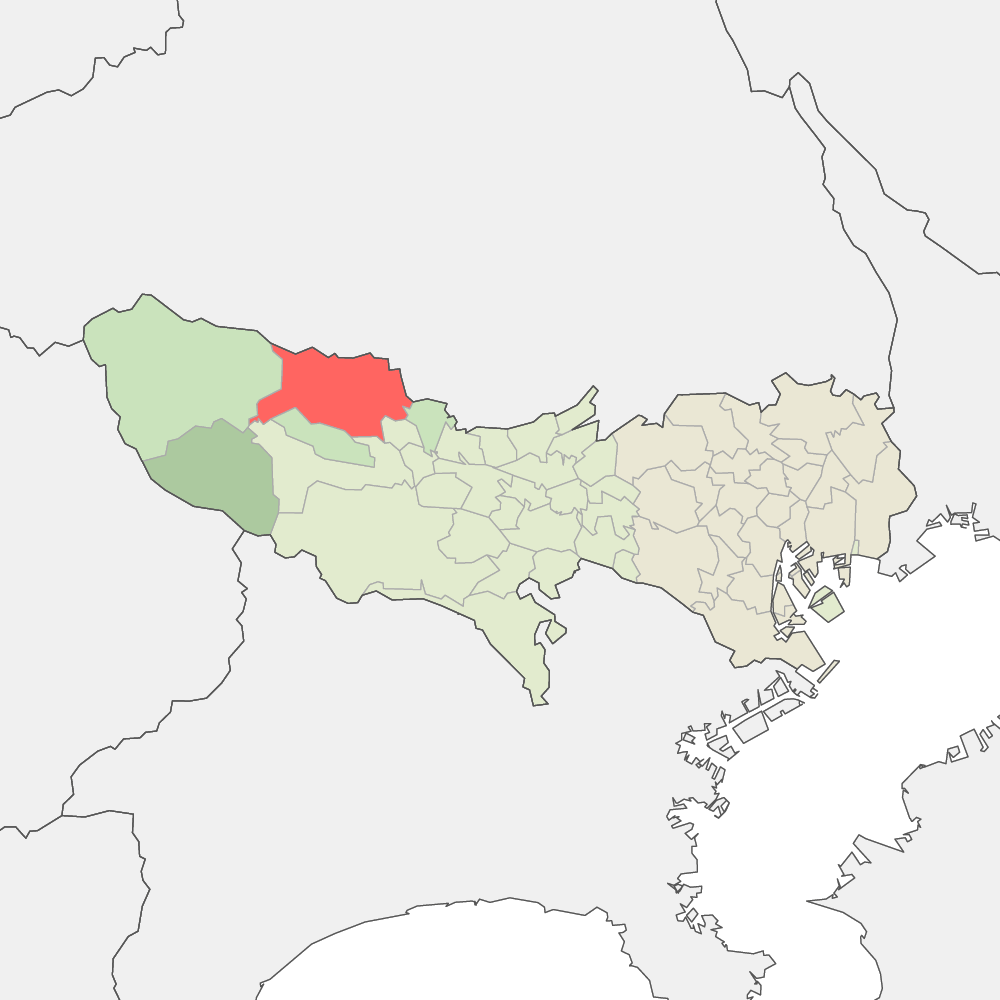 東京都青梅市の地図 | Map-It マップ・イット