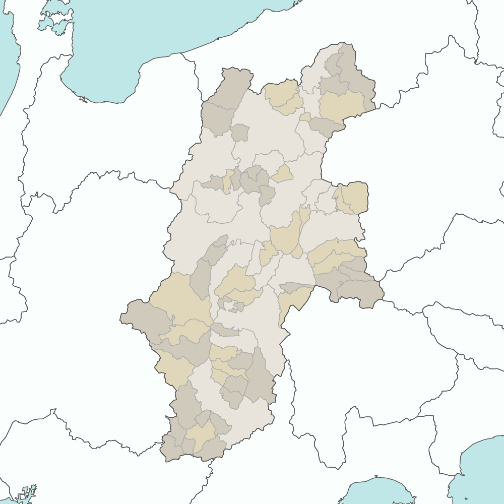 長野県の地図 | Map-It マップ・イット