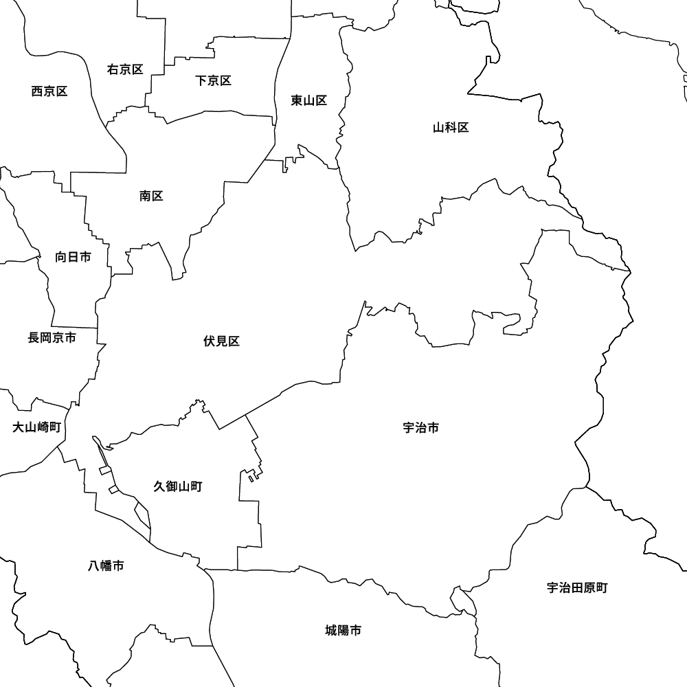 京都府京都市伏見区の地図 Map It マップ イット