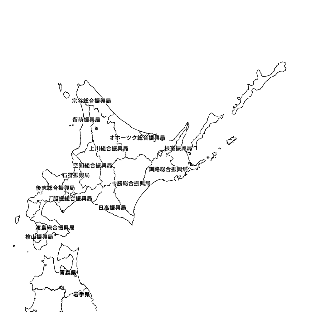 北海道の地図 Map It マップ イット