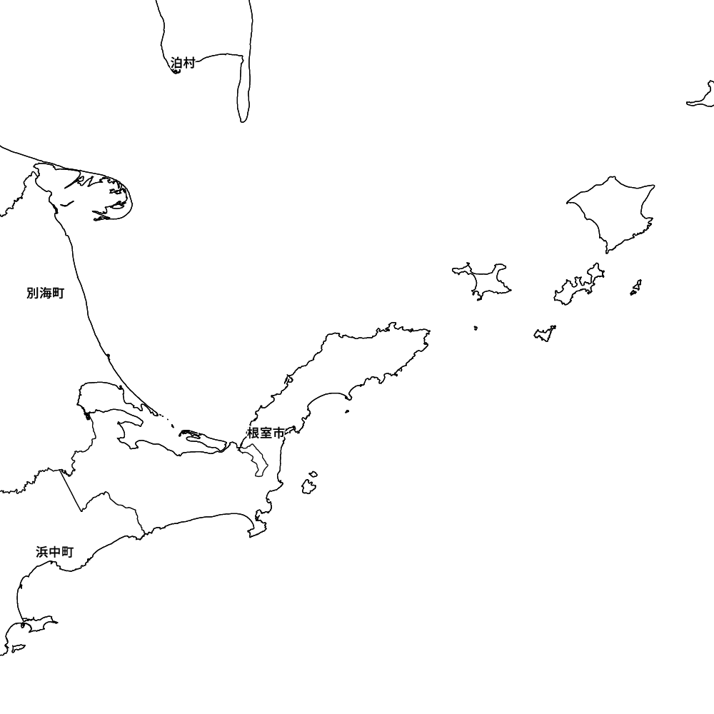 北海道根室振興局根室市の地図 | Map-It マップ・イット