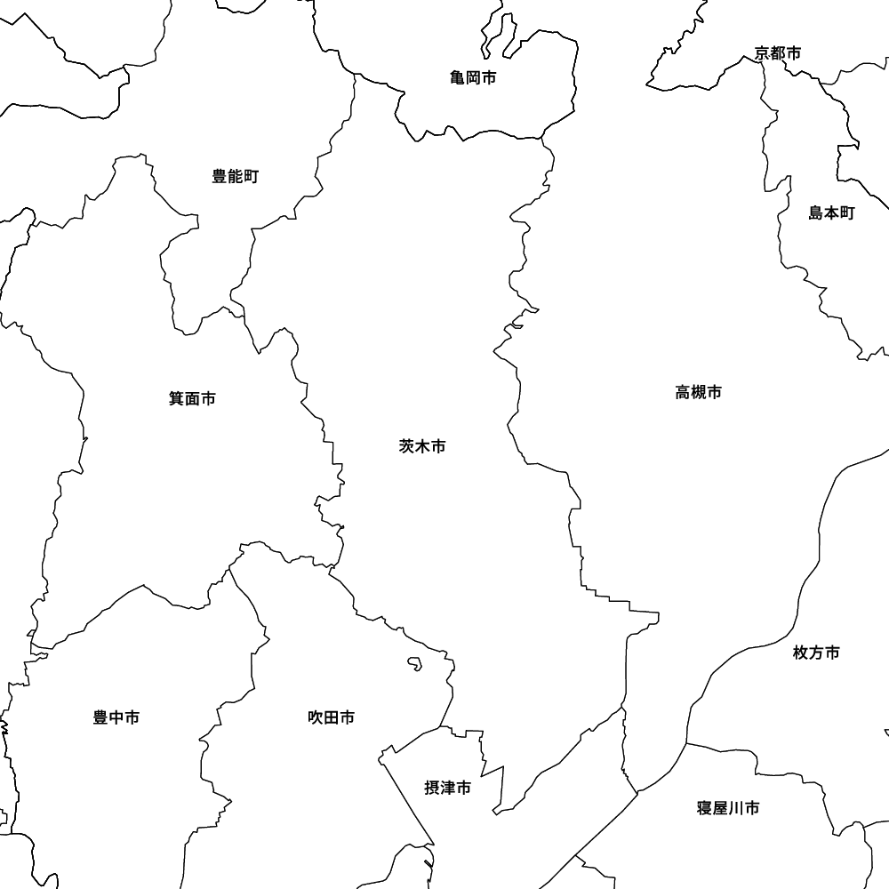 大阪府茨木市の地図 Map It マップ イット