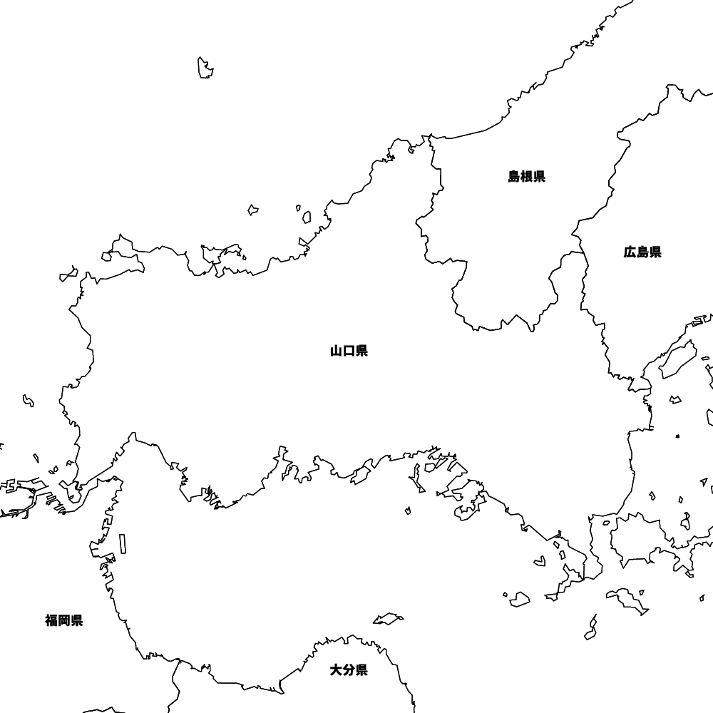 山口県の地図 Map It マップ イット