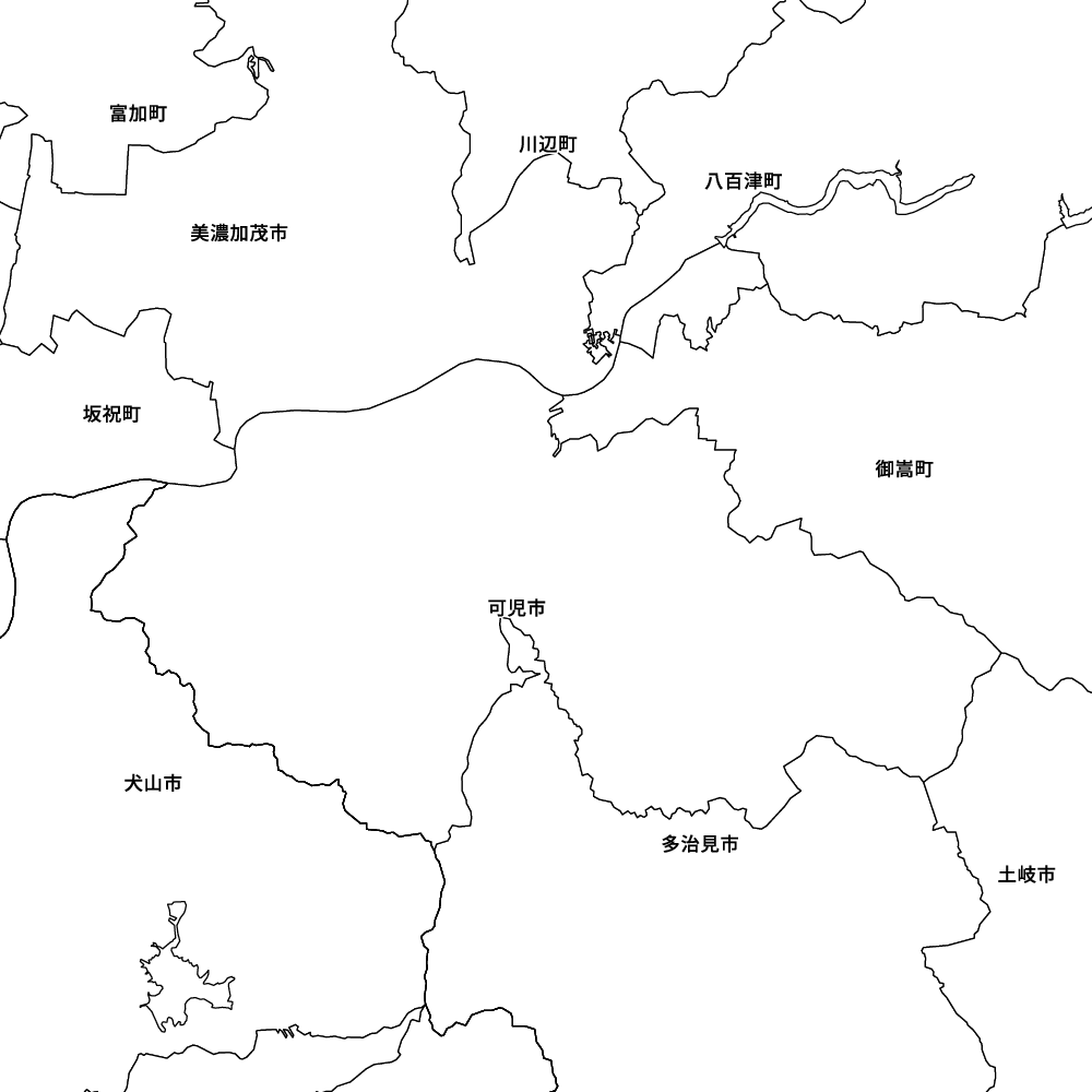 岐阜県可児市の地図 | Map-It マップ・イット