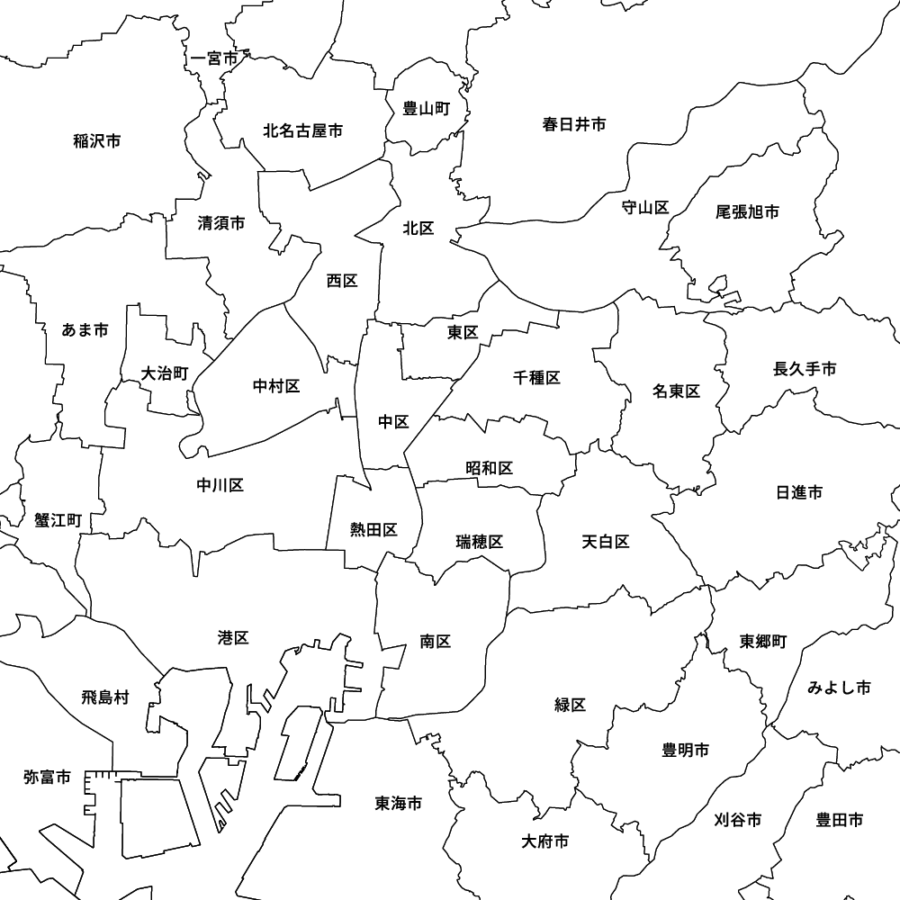 愛知県名古屋市の地図 Map It マップ イット