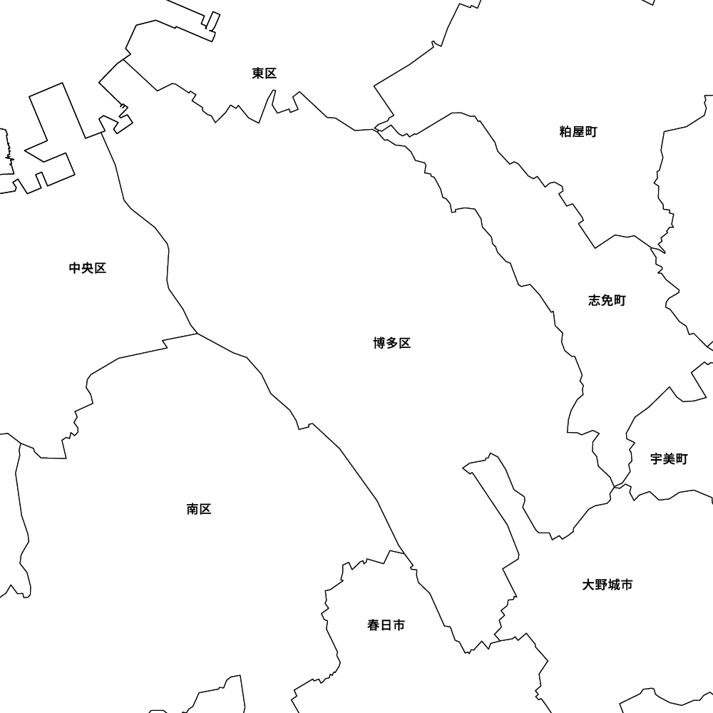 福岡県福岡市博多区の地図 Map It マップ イット