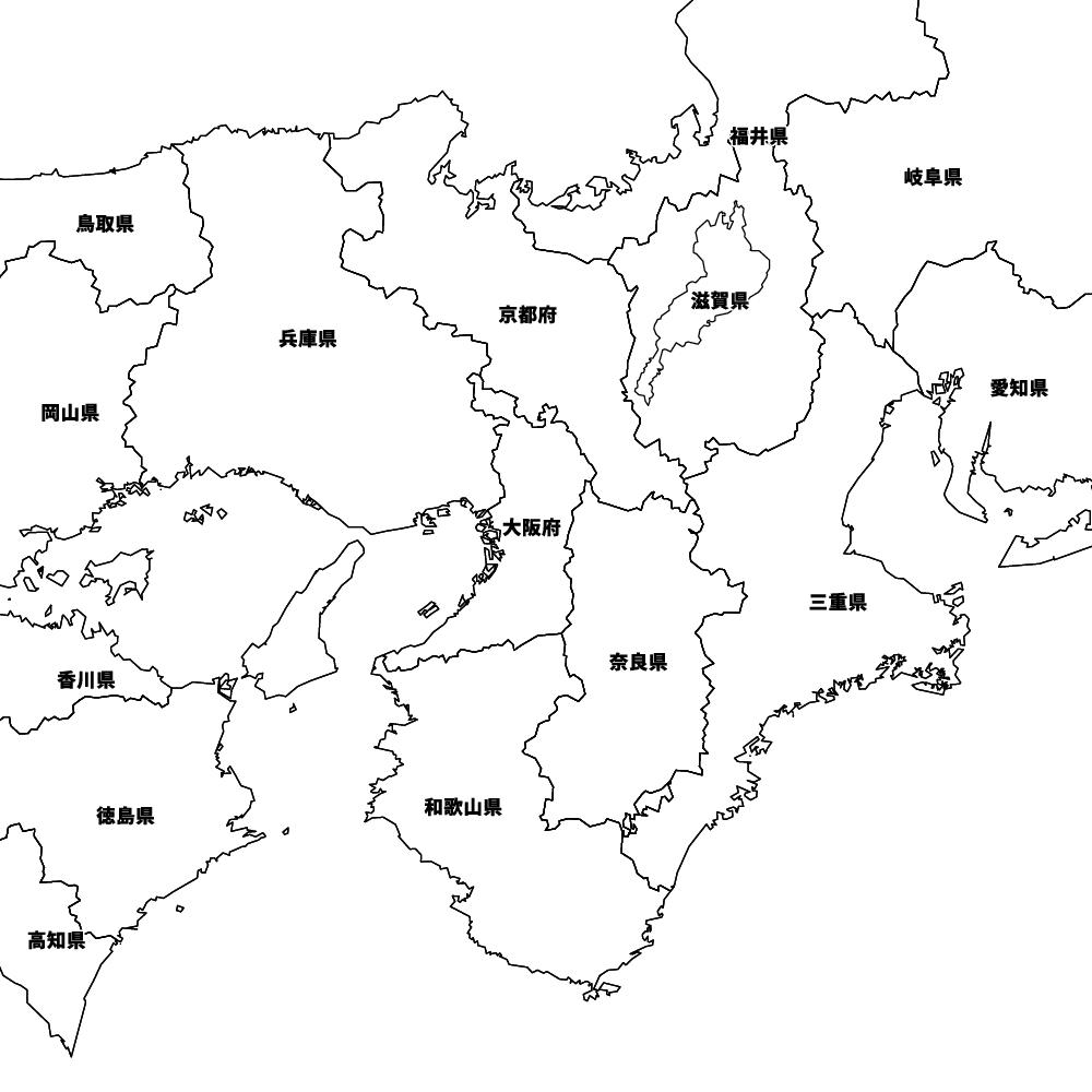 近畿地方の地図 Map It マップ イット