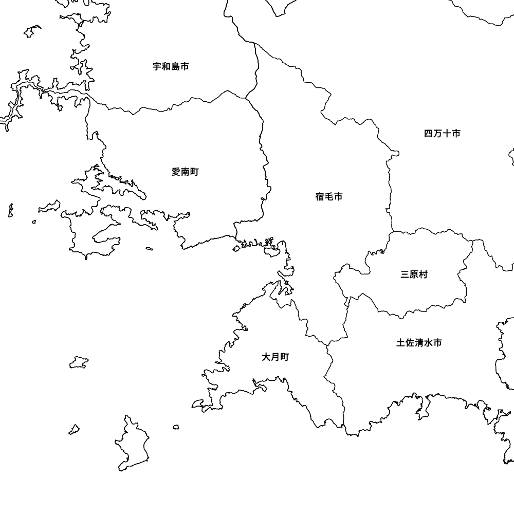 高知県宿毛市の地図 Map It マップ イット