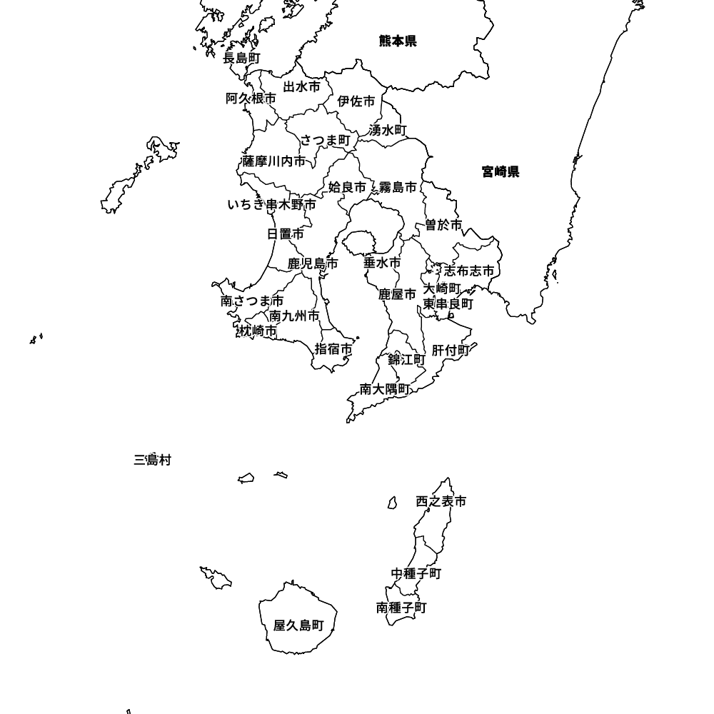 鹿児島県の地図 Map It マップ イット