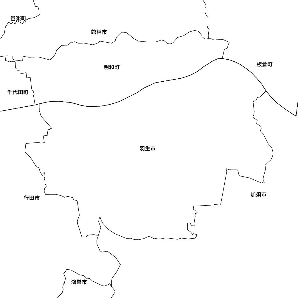 埼玉県羽生市の地図 | Map-It マップ・イット