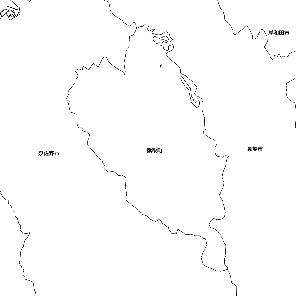 大阪府泉南郡熊取町の地図 | Map-It マップ・イット