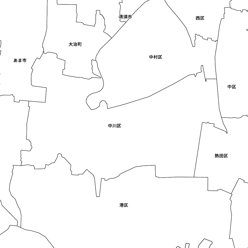 愛知県名古屋市中川区の地図 | Map-It マップ・イット