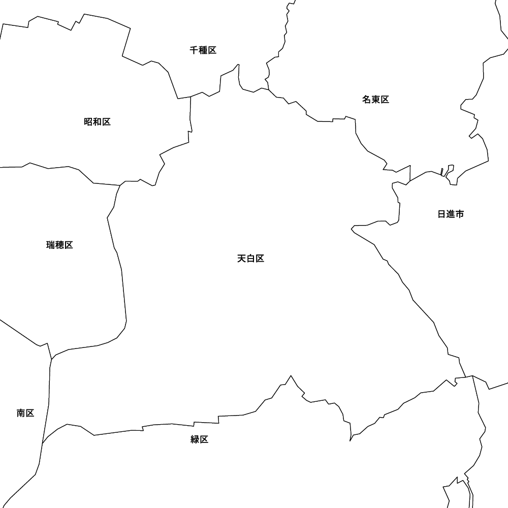 愛知県名古屋市天白区の地図 | Map-It マップ・イット