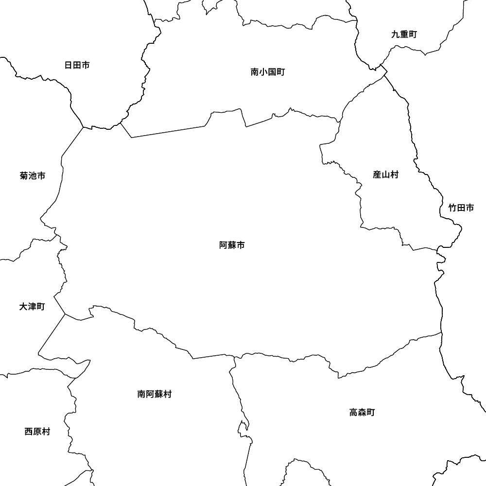 熊本県阿蘇市の地図 | Map-It マップ・イット