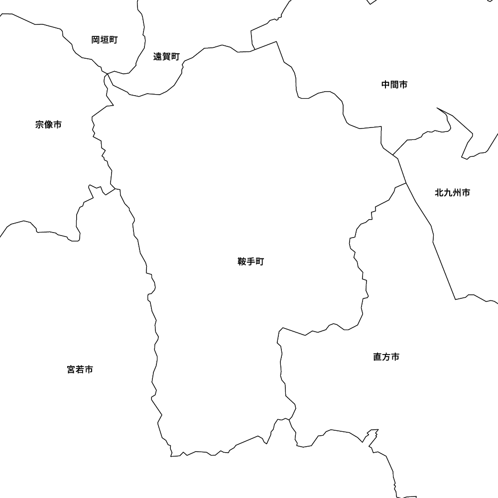 超爆安 0027076 鞍手郡原田村全図 第五大区五小区 福岡県 明治初期 1