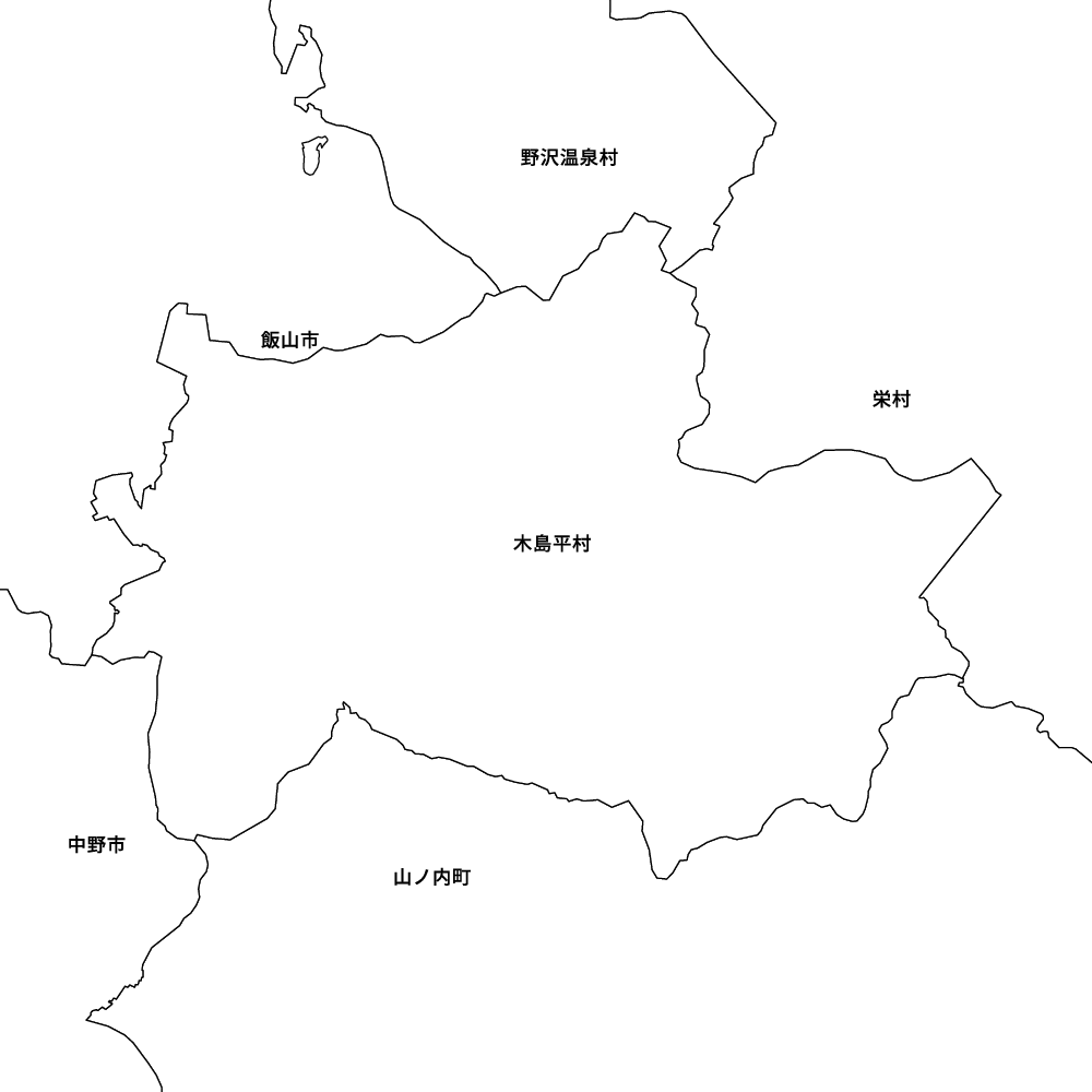 長野県下高井郡木島平村の地図 | Map-It マップ・イット