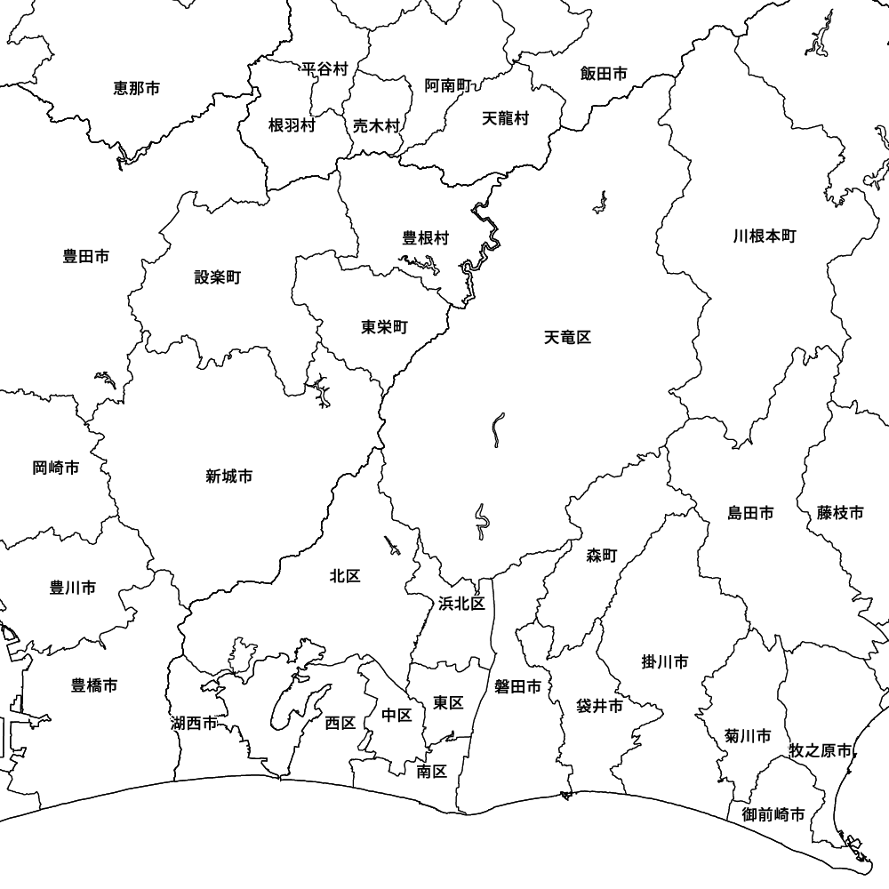 静岡県浜松市の地図 | Map-It マップ・イット