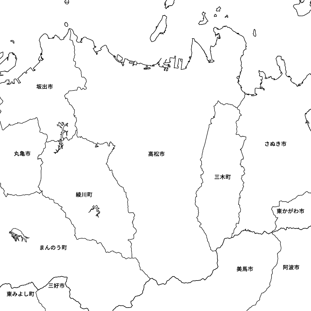 香川県高松市の地図 | Map-It マップ・イット