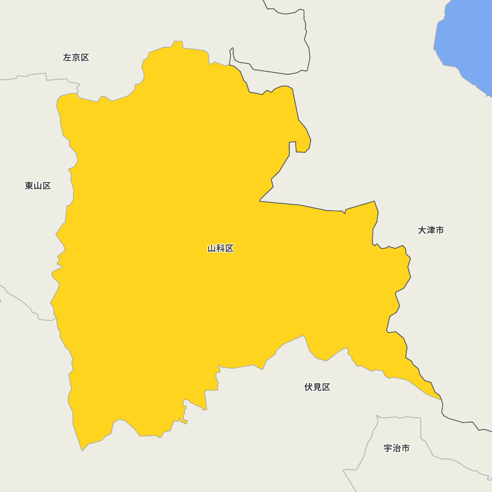 京都府京都市山科区の地図 Map It マップ イット