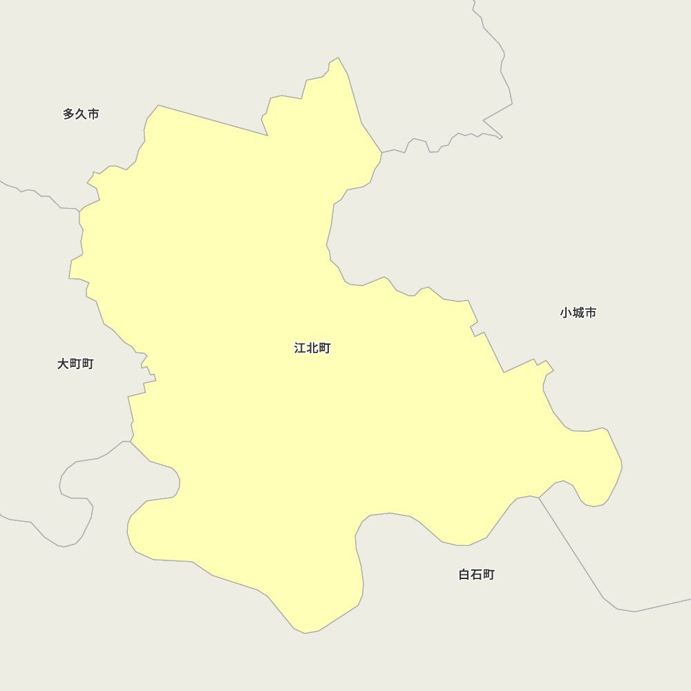 佐賀県杵島郡江北町の地図 | Map-It マップ・イット
