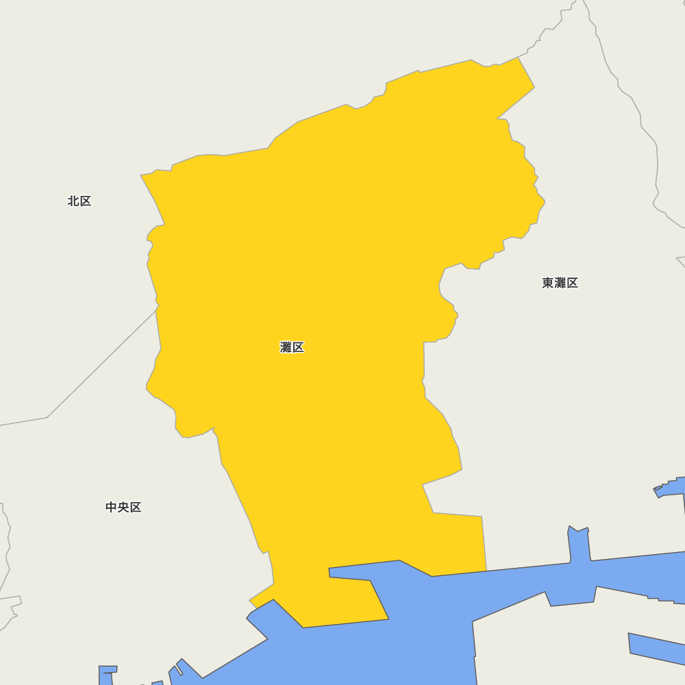 兵庫県神戸市灘区の地図 | Map-It マップ・イット